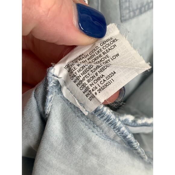 Club Monoco Chambray dress size 6 - Picture 3 of 6